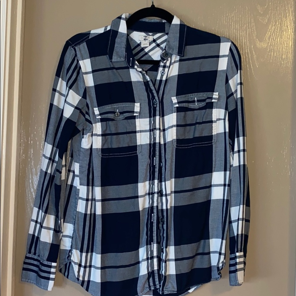 J Crew Plaid Long Sleeve